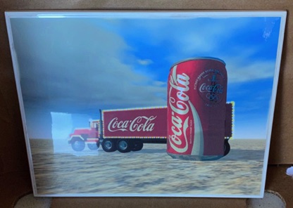 P09248-1 € 7,50 coca cola tegel met afb. vrachtwagen.jpeg